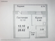 Продается 1-комнатная квартира в ЖК «Арбековская застава»