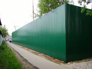 Забор С8 оцинкованный и с цветным покрытием